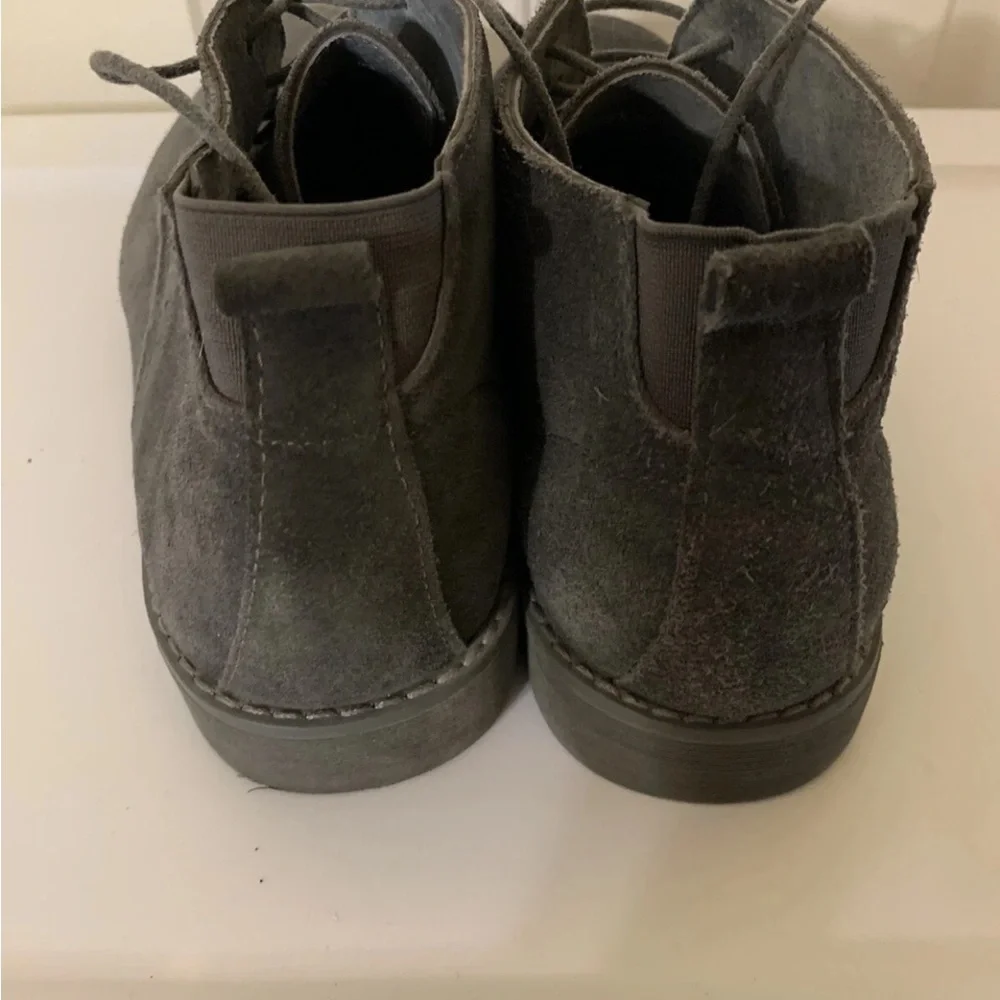 Bruno Marc Men's Sz 10.5 Gray Suede Shoes‎